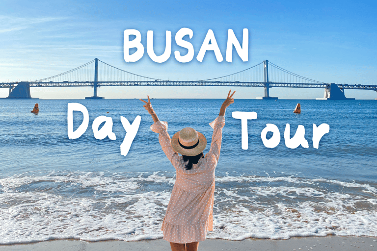 Busan: Taejongdae, crucero aéreo, pueblo y playa de GamcheonExcursión en grupo, encuentro en la estación de Seomyeon