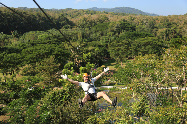 Chiang Mai: Zipline & High Rope without Lunch & Transfer High Rope Course: Program (M) Ticket Only