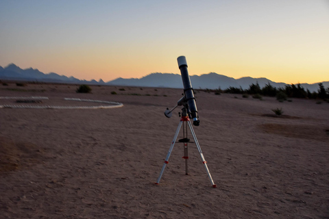 balade à dos de chameau avec coucher de soleil et observation des étoiles