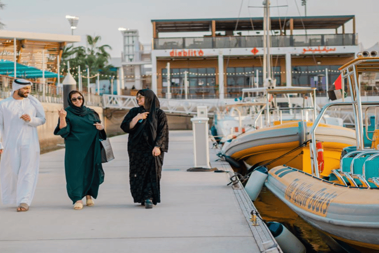 Abu Dhabi : Visite touristique de l&#039;île de Yas en hors-bord d&#039;une durée de 75 minutes