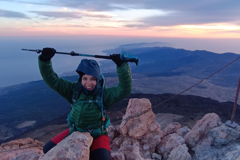 Hiking Summit of Teide by night for a sunrise and a Shadow Climbing Summit of Teide by night for a sunrise and a Shadow