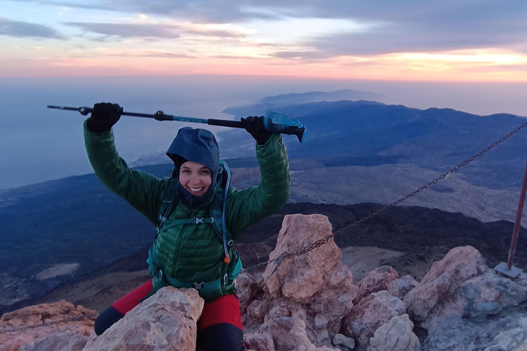 Hiking Summit of Teide by night for a sunrise and a Shadow Climbing Summit of Teide by night for a sunrise and a Shadow