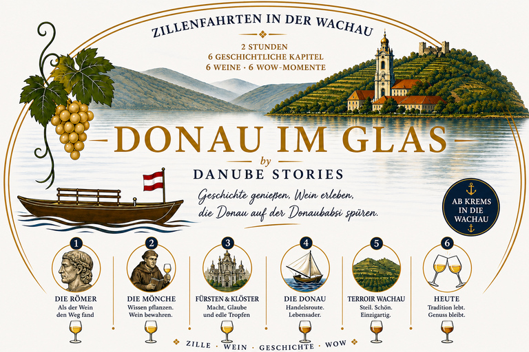 Krems: Wachau Wine Tasting, History Boat Tour on the Danube