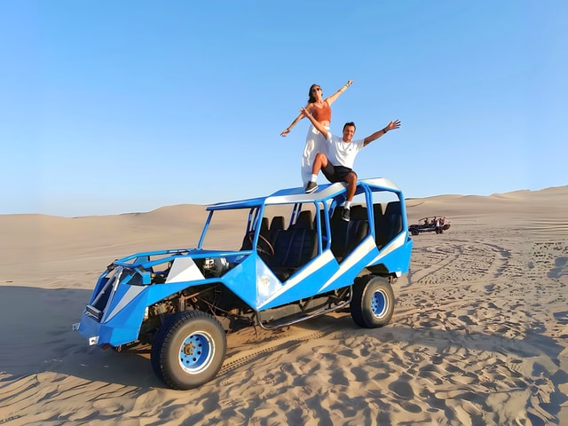 Huacachina: Dune Buggy + Recreational Sandboarding + Sunset