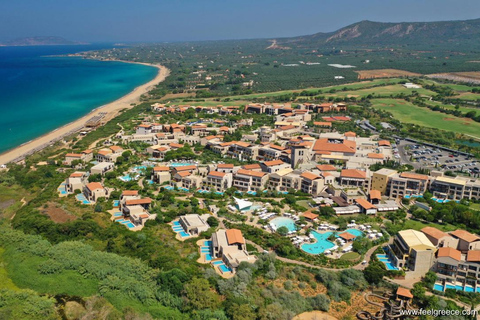 Athen nach Costa Navarino Einfacher Van-Transfer