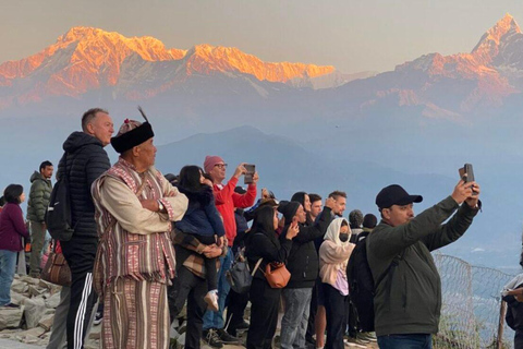 Pokhara: Sarangkot Cable Car Sunrise Tour with guide