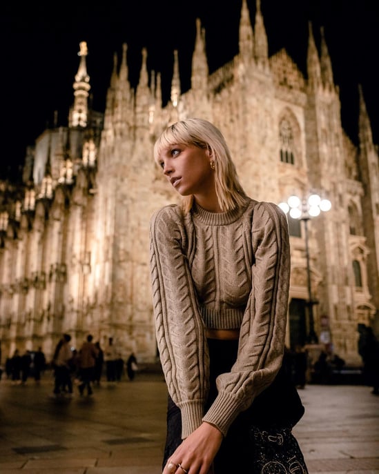 High-Fashion-Fotoshooting in Mailand mit Profi-Fotograf