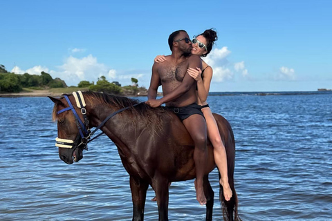St. Lucia: Private Romance & Rose Horseback Experience