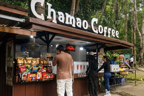 Pattaya: Waterfall Swim, Cave River and Naga Temple Day Trip