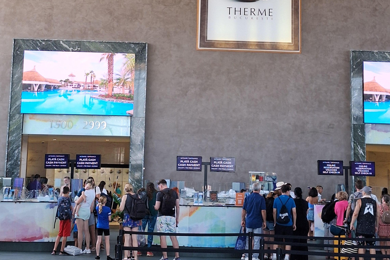 Bukarest: Therme (transfer + 4,5 timmars biljett till Galaxy+Palm)