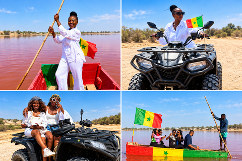 Lac Rose: Quad Biking and Canoe Ride on the Lake Lac Rose: Quad biking and canoe ride on the lake
