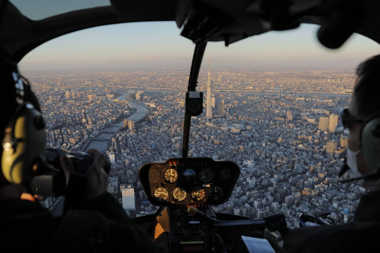 Passeio de helicóptero pelo Monte Fuji