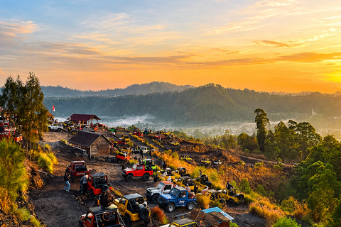 MOST POPULAR: Mount Batur Sunrise Jeep & Black Lava Tour Hot Spring Ticket Only