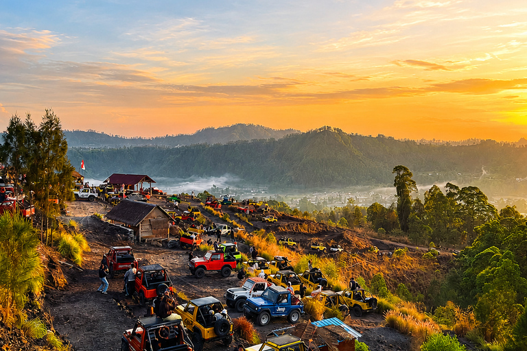 MOST POPULAR: Mount Batur Sunrise Jeep & Black Lava Tour Hot Spring Ticket Only