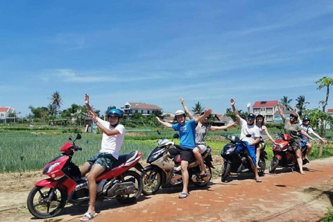 Hoi An: prywatne wioski z wycieczką motocyklową i łodzią z koszemHoi An: Wycieczka motocyklowa po prywatnych wioskach i rejs łodzią z koszem