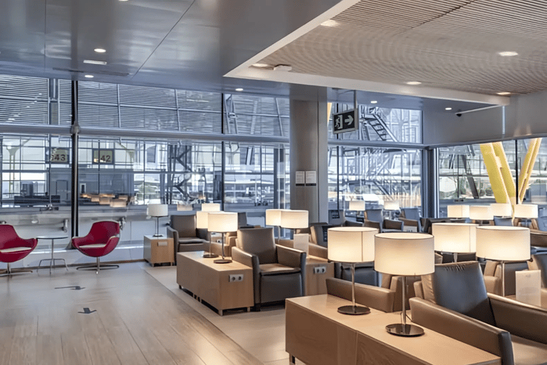 Madrid: Adolfo Suarez-Barajas Airport Lounge Access T3 International Departure: Sala VIP Puerta del Sol