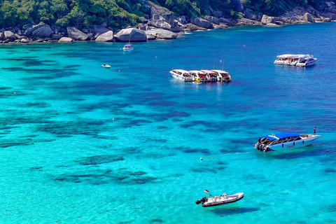 Phuket/Khaolak : excursion d&#039;une journée aux îles Similan avec plongée en apnée