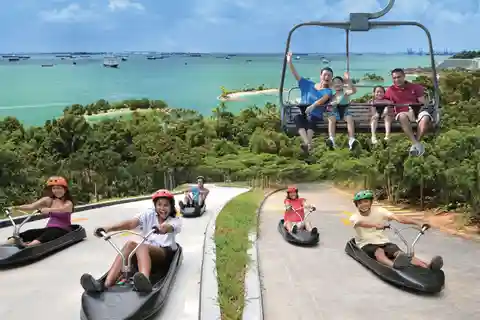 Singapur: Sentosa Skyline Luge i Skyride bilet łączony