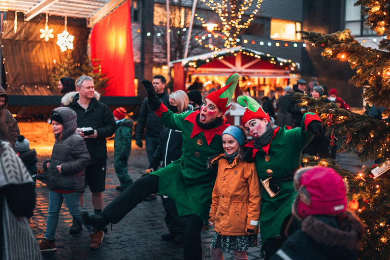 Depuis Reykjavík : Marché de Noël et visite en voiture des Yule Lads
