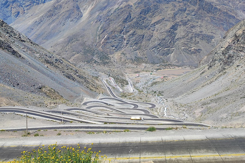 Portillo Cordillère des Andes Lagune inca et dégustation de vin