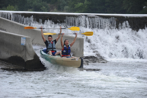 Descenso familiar del Ardèche en canoa/kayak 3 h/12 km