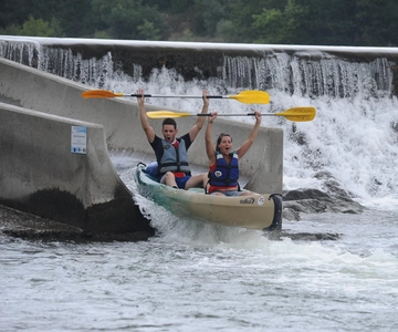 Descida familiar do rio Ardèche em canoa/caiaque 3h00 aprox. 12 km