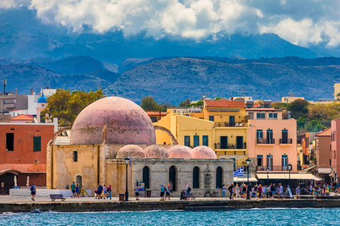 From Rethymno: Chania city, Kournas lake & Argyroupoli