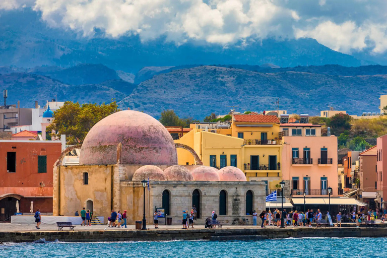 From Rethymno: Chania city, Kournas lake & Argyroupoli