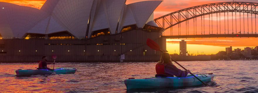 Sydney : Excursion en kayak au lever du soleil dans le port