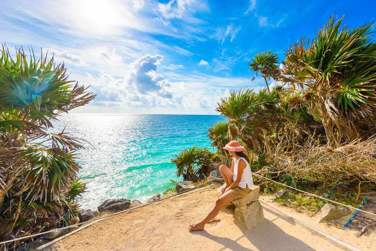 From Cancun: Coba, Tulum & Mayan Traditions Guided Tour From Cancun: Coba, Tulum & Mayan Traditions Guided Tour