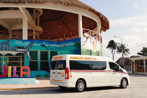 HOLBOX FERRY TO CANCUN DOWNTOWN SHARED SHUTTLE 9:00 HOLBOX FERRY TO CANCUN DOWNTOWN SHARED SHUTTLE