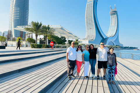 Doha City Tour en Dhow-boottocht voor cruisepassagiersDoha City Tour en Dhow Cruise Ride voor cruisepassagiers