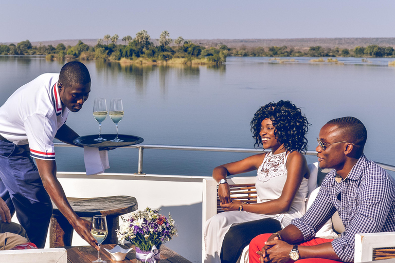 Victoria Falls: Zambezi River Sunset Cruise Signature Deck