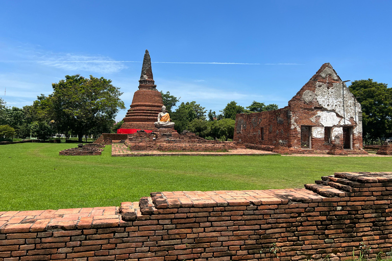 Desde Bangkok: Excursión vespertina por la Serenidad de Ayutthaya y paseo en barco2 Días 1 Noche