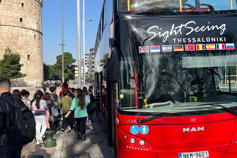 Thessaloniki Hop-on Hop-off Sightseeing Bus TourThessaloniki: Hop-On/Hop-Off-Sightseeing-Bustour