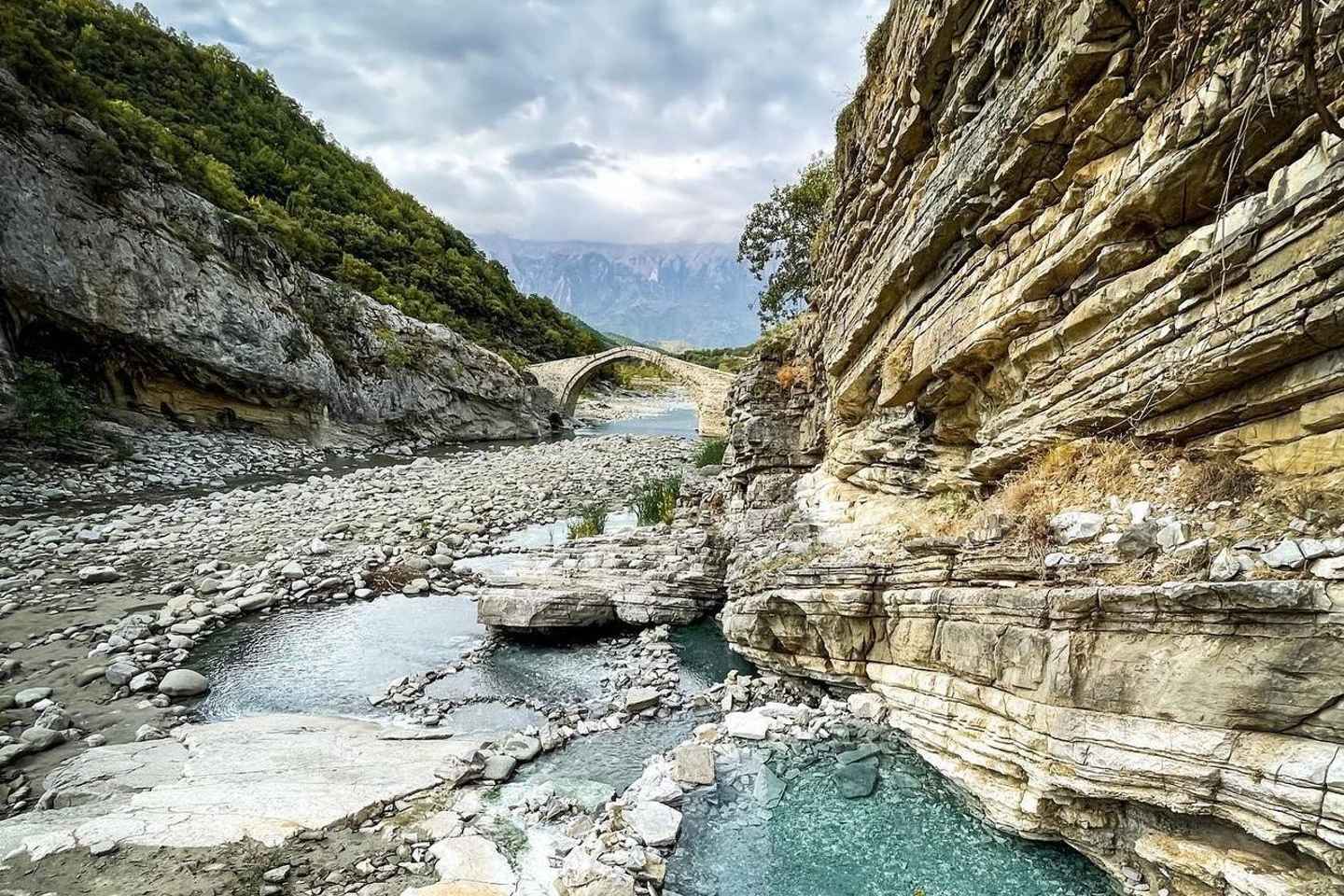 A Day in Permet: Swim in Thermal Baths and Langarica Canyon