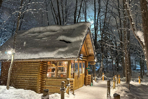 Asahikawa,Biei and Furano Wonderland day Tour in small group Itinerary C: Fairy Terrace Illumination Exclusive Tour