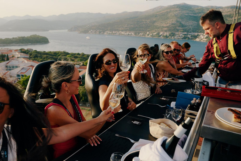 Diner in de lucht Dubrovnik