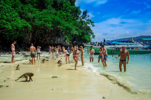 From Phi Phi: Maya Bay Longtail Boat Tour with Snorkeling