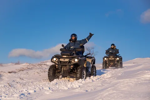 Från Reykjavik: ATV-tur och Blå lagunen-tur med transfer