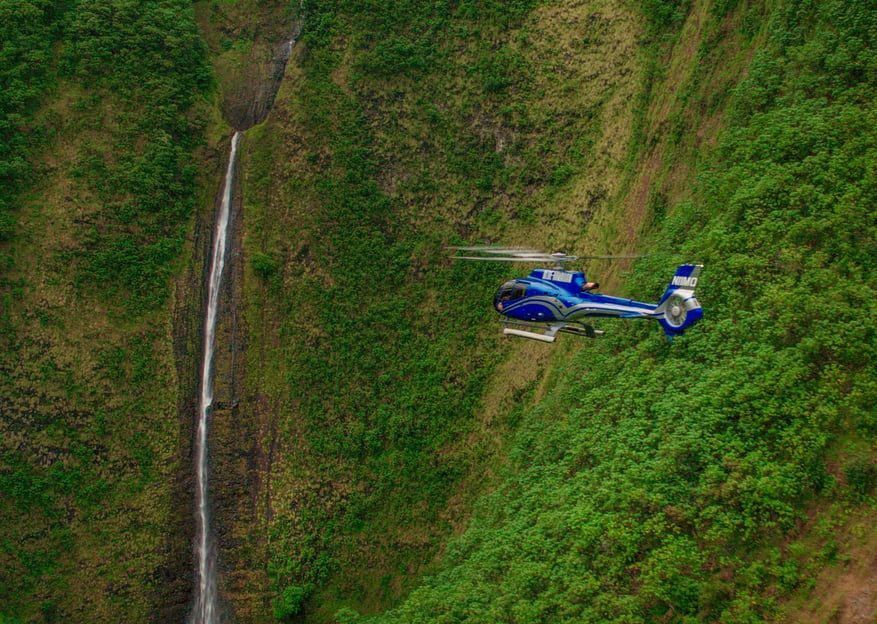 Desde Waikoloa Aventura en helicóptero por la costa de Kohala