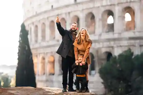 Рим: Частная фотосессия в Колизее и окрестностях