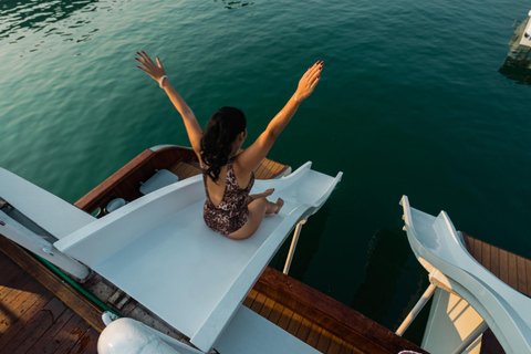 Hanoi:Halong Catamaran 5* Day Cruise,champoline,water slide Without Transfer Service