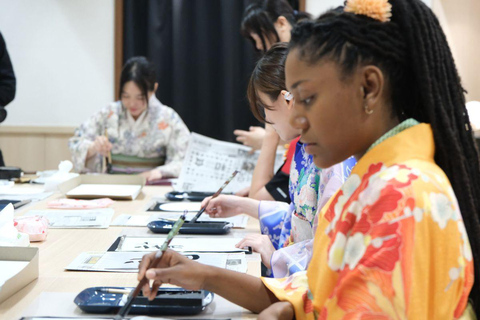 Osaka: Japanese Culture Experience Tea Ceremony Calligraphy