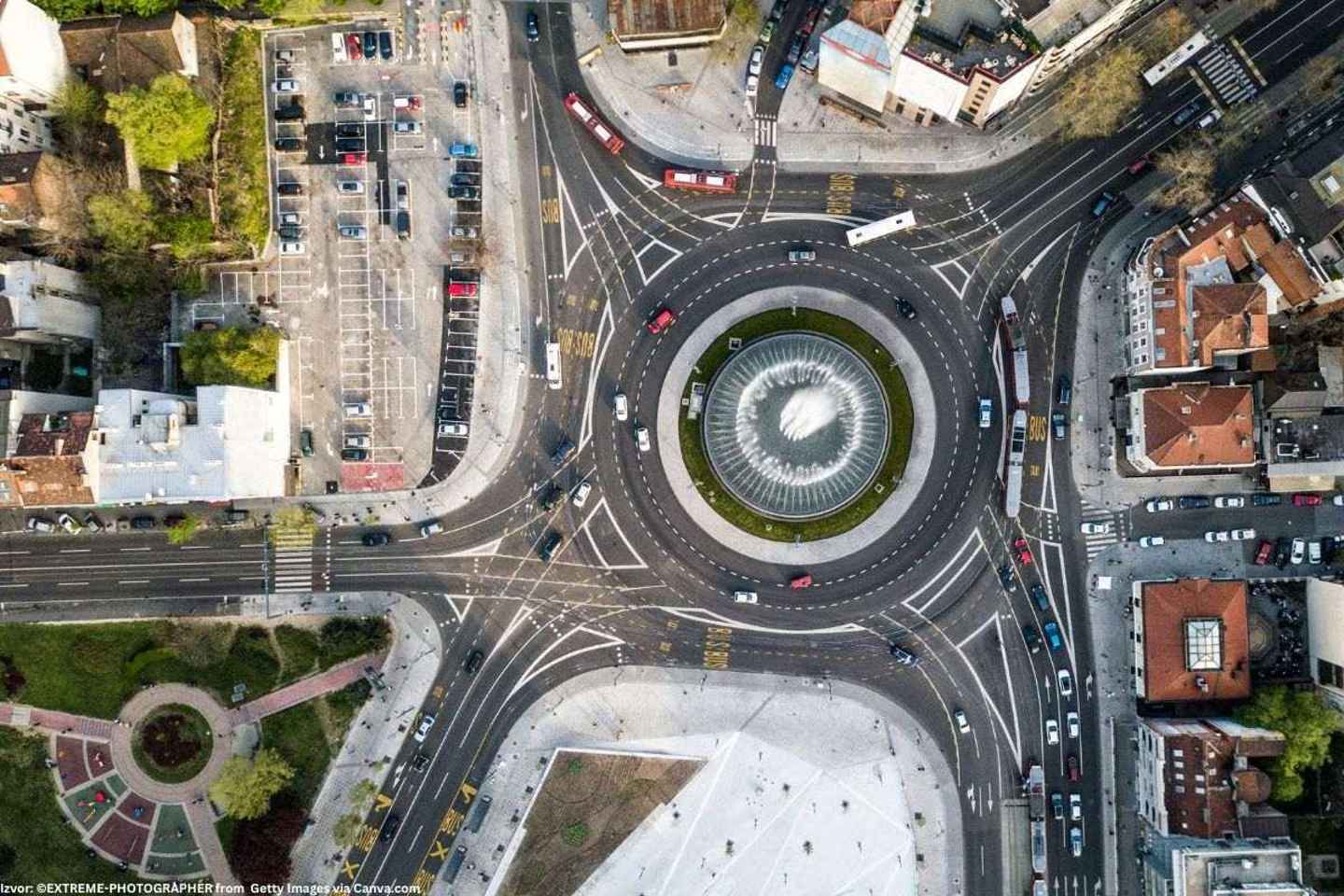 Belgrado: Trasferimento in Bus da Aeroporto a Piazza Slavija