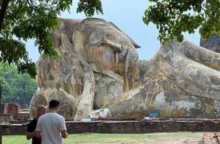 Von Bangkok aus: Tagestour zum schwimmenden Markt und nach Ayutthaya