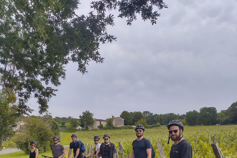 Från Bordeaux till Saint Emilion med gruscykel - vinprovning