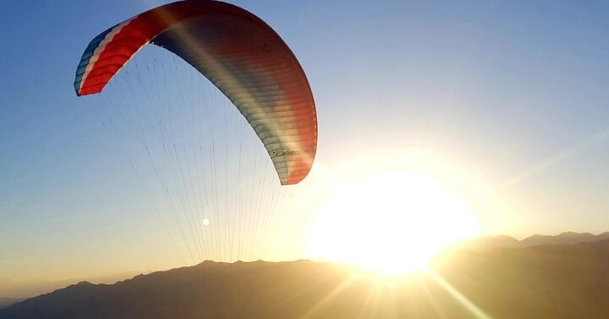 Vol Découverte En Parapente Tandem – Décollage Au Treuil, Comme En Voilier