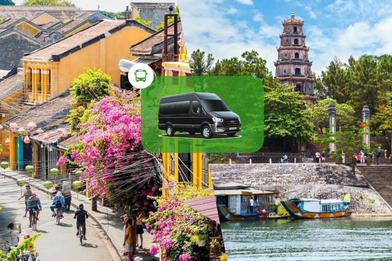 Hoi An - Hue: Dagelijkse Limousine BusVan Hoi An naar Hue