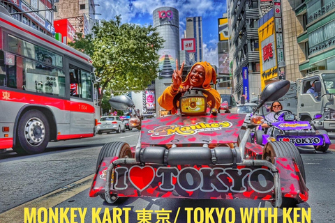 Tokyo: Tour guidato con i go kart da Harajuku a Shibuya Crossing